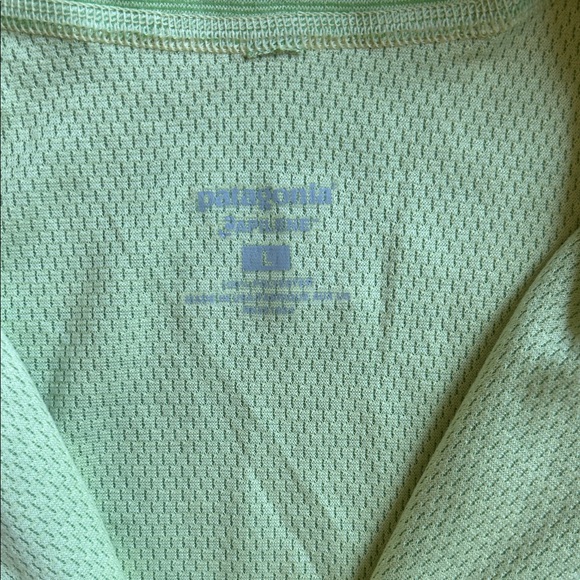 Patagonia capeline baselayer Light Green Pullover - Picture 2 of 4